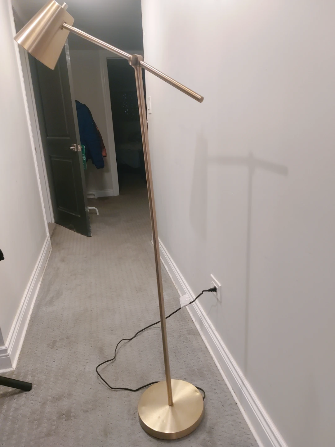 Gold Metal Floor Lamp - photo 3