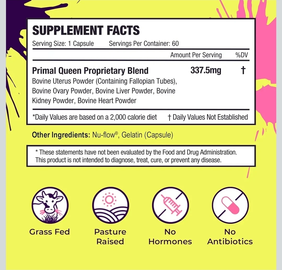 Primal Queen Beef Organ Supplement for Women - photo 5