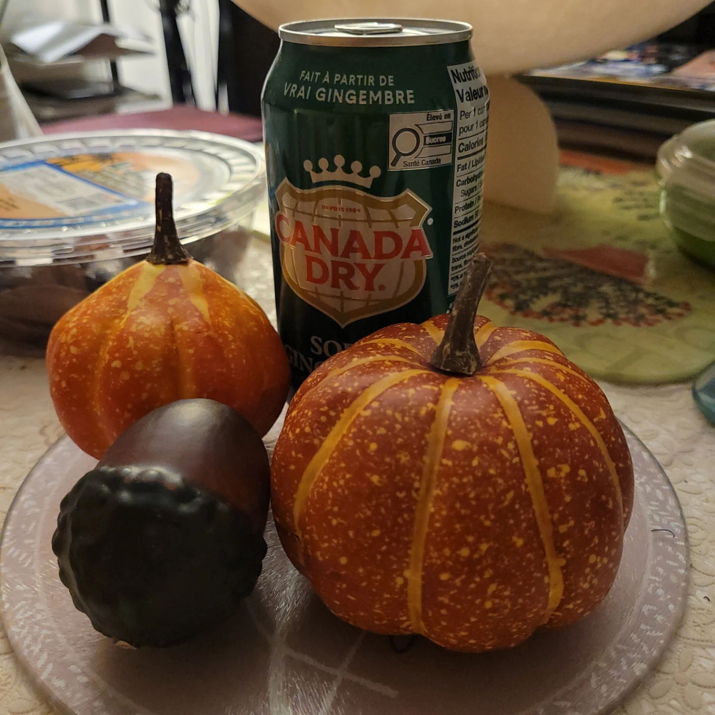 Decorative Faux Pumpkins and Acorn - photo 2