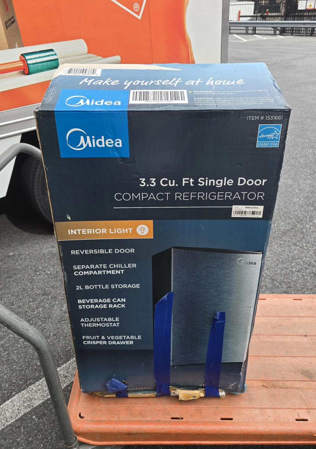 Midea 3.3 Cu. Ft. Compact Refrigerator
