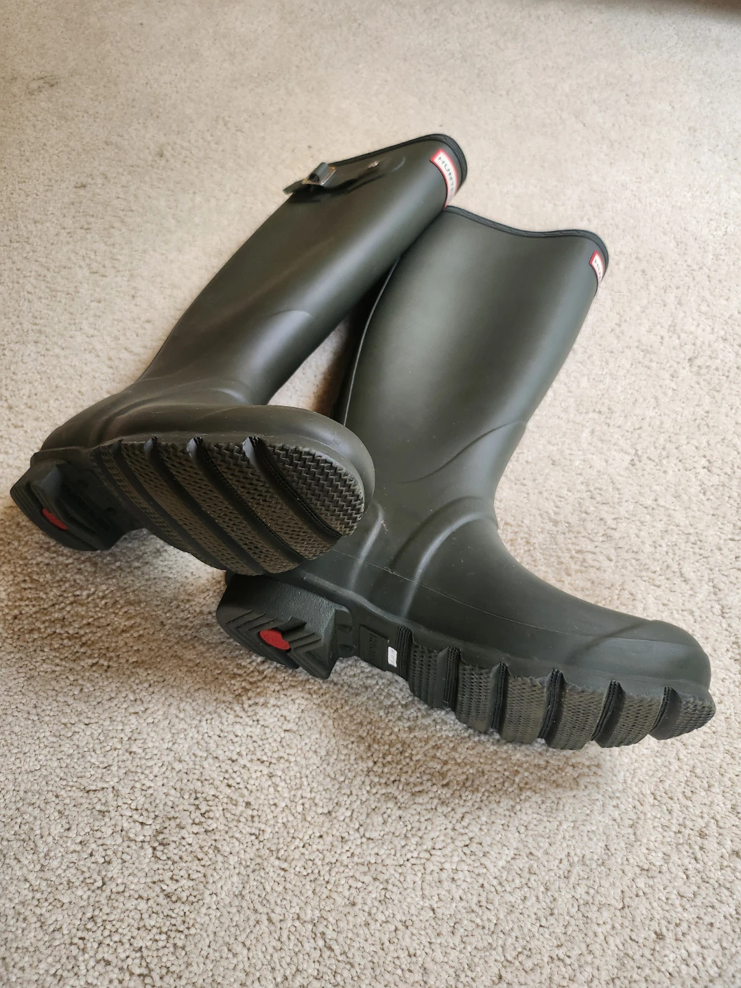 Hunter Tall Rain Boots Olive Green - photo 4