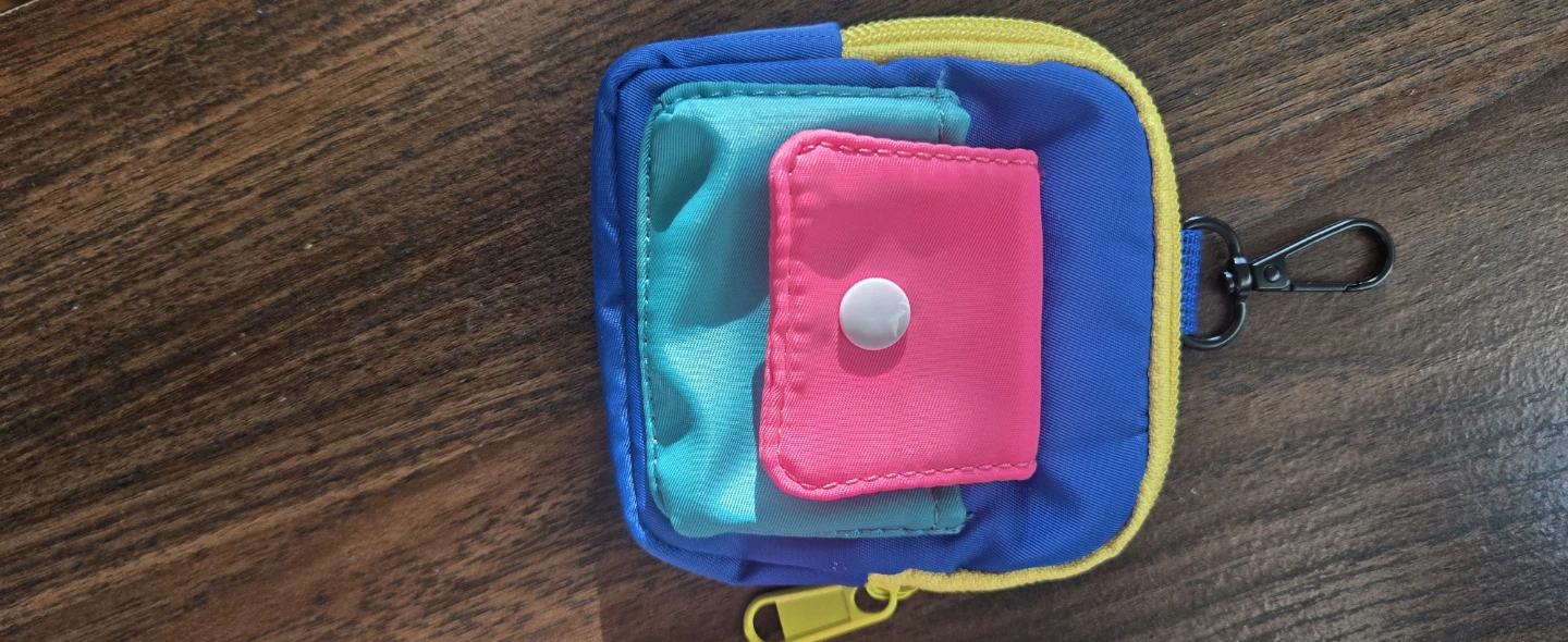 Colourful Nylon Clip-On Pouch