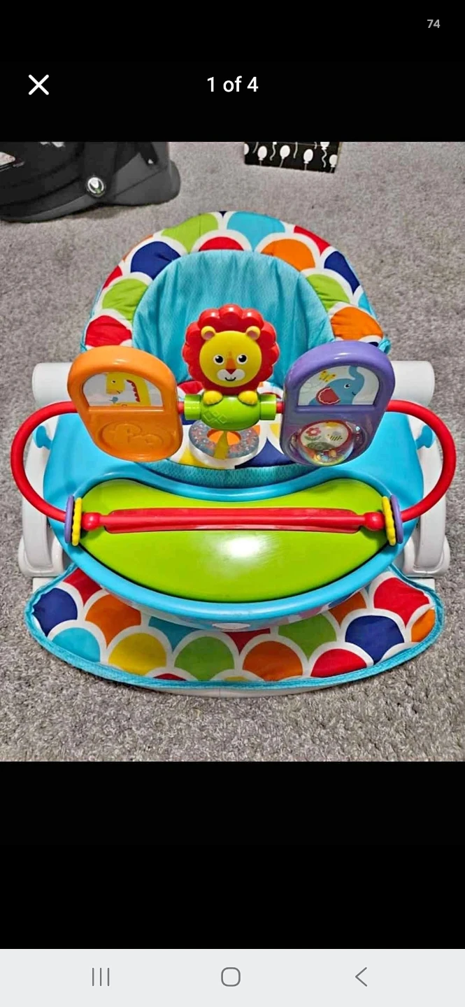 Fisher-Price Deluxe Sit-Me-Up baby Floor Seat