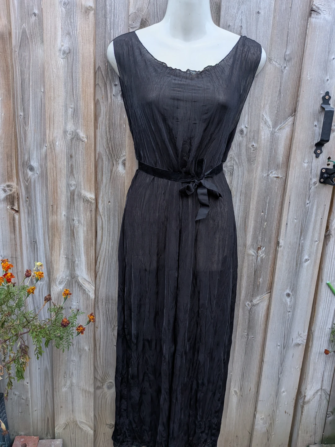 Toni Garrn About You Sheer Black Dress sz MED/LRG
