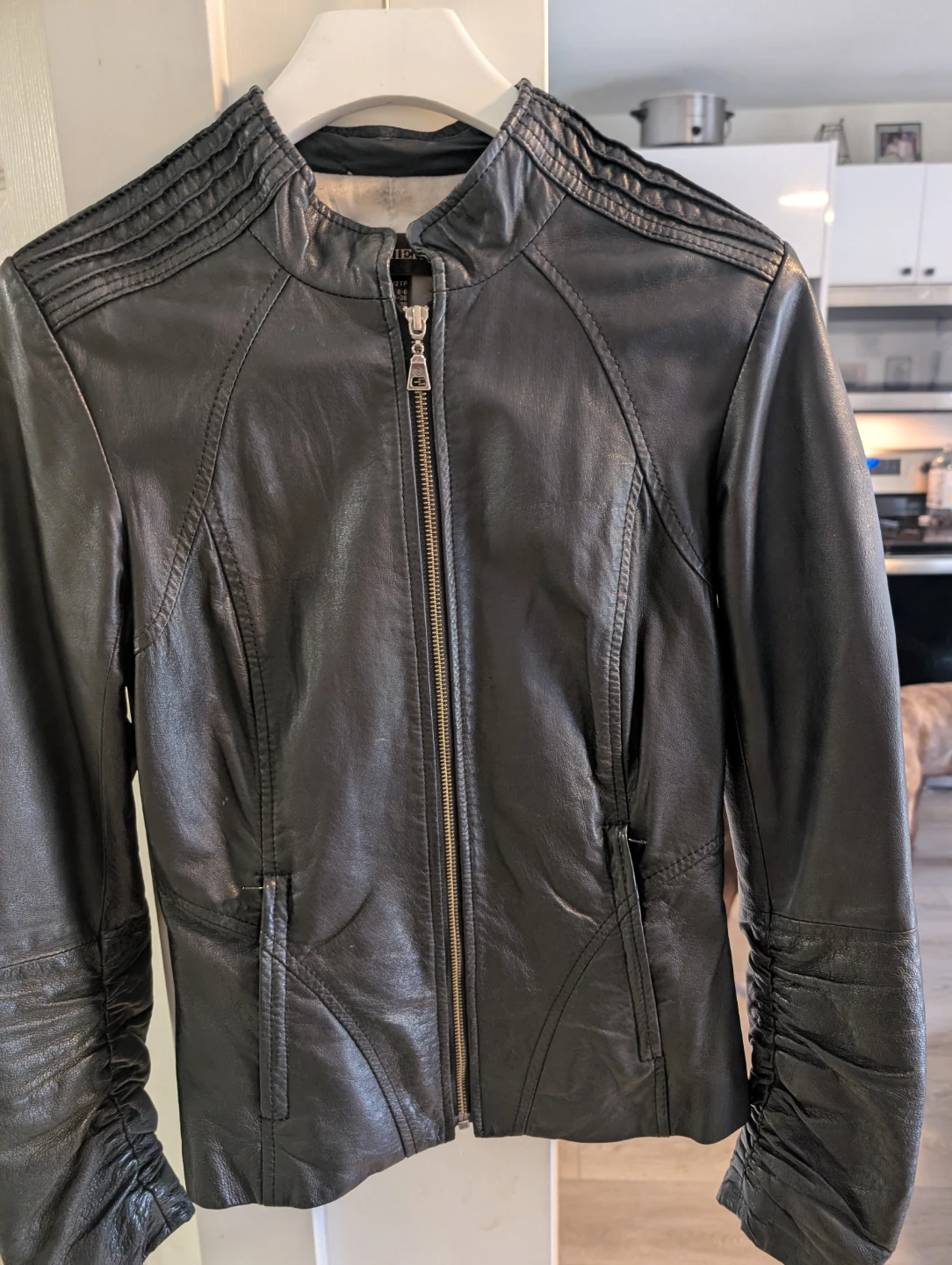Danier Black Leather Jacket