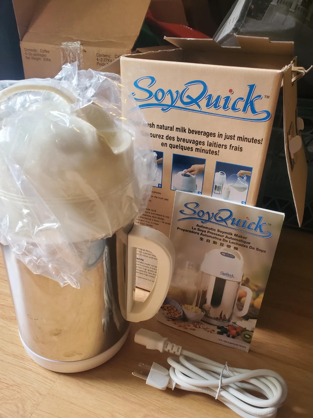 SoyQuick Automatic Soy Milk Maker - photo 2