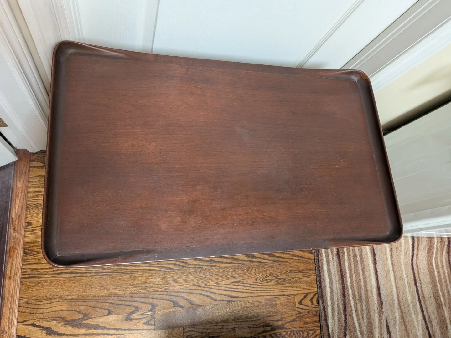 Walnut wood coffee table