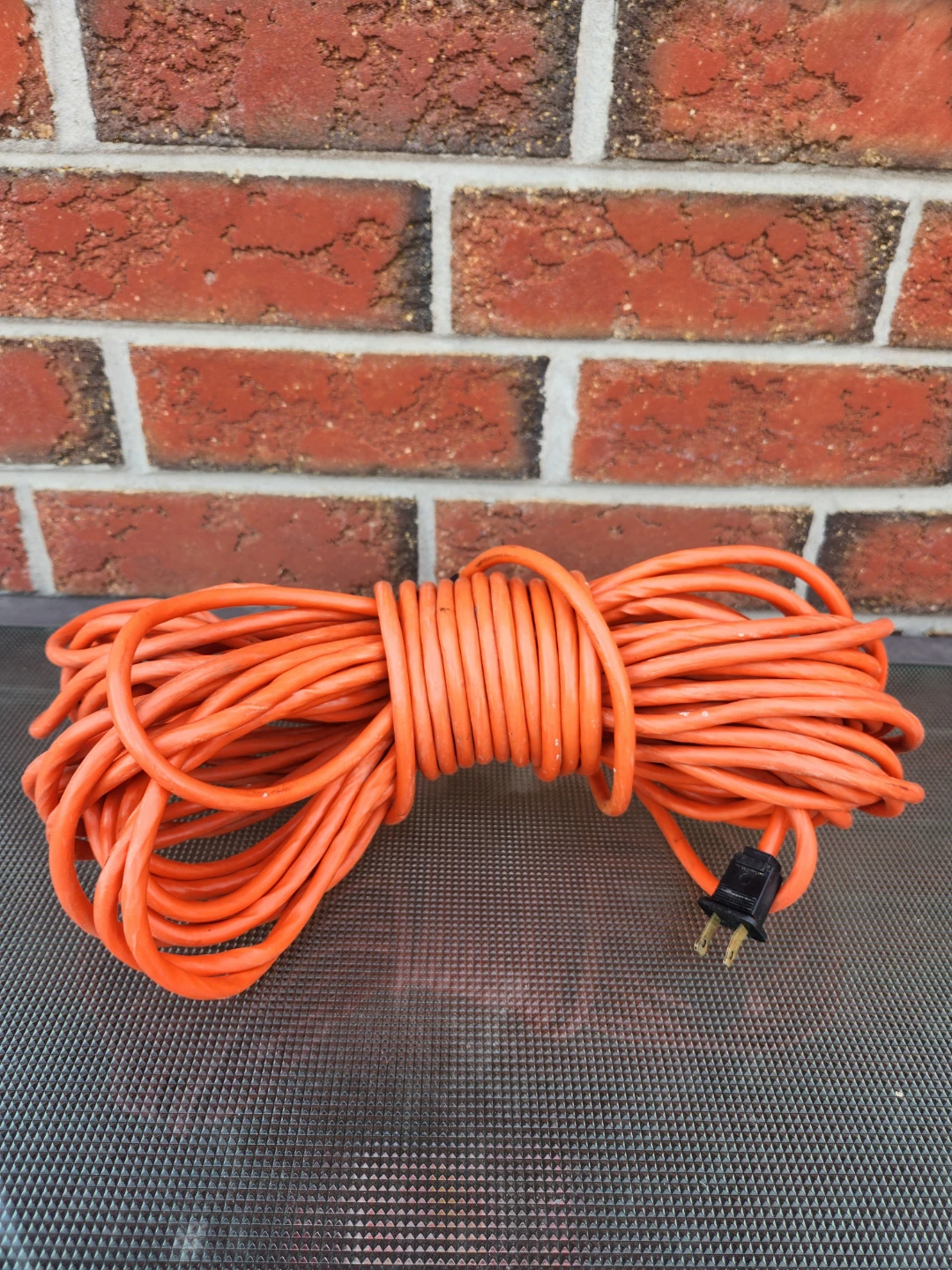 Orange Extension Cord-50 foot plus, Used - photo 2