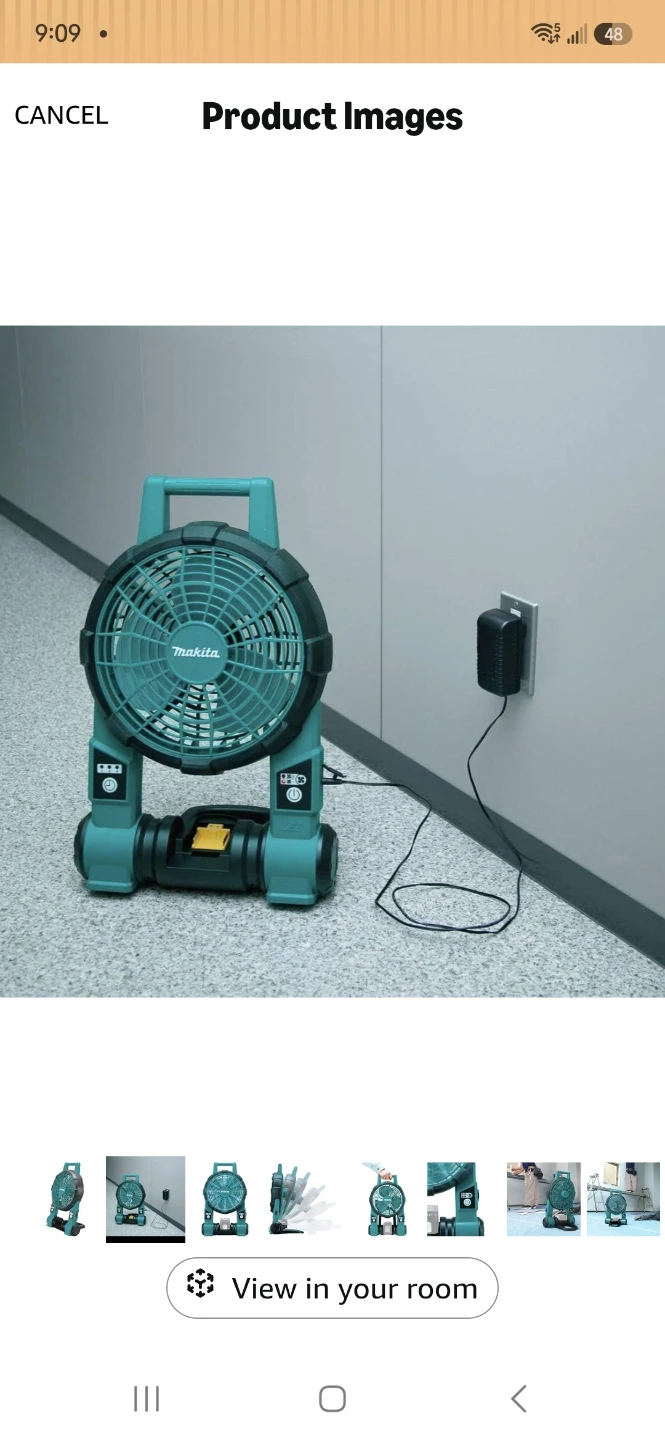 Makita DCF201Z 18V LXT Job Site Fan - photo 4