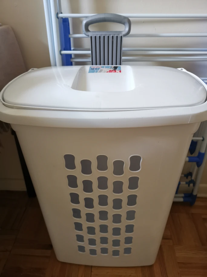 Laundry Hamper with Lid and Wheels