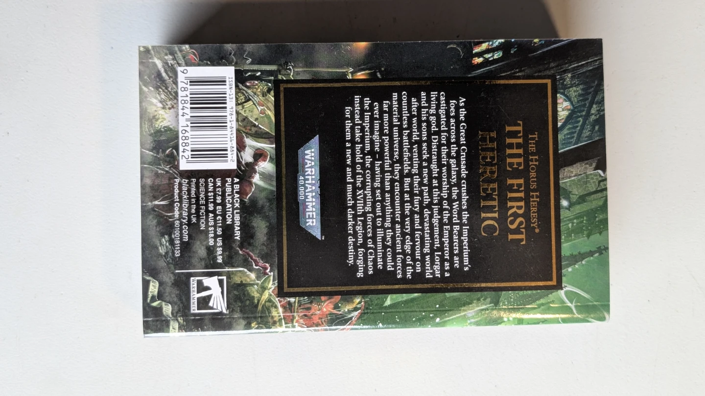 The horus heresy, The First Heretic, Book 14 - photo 3
