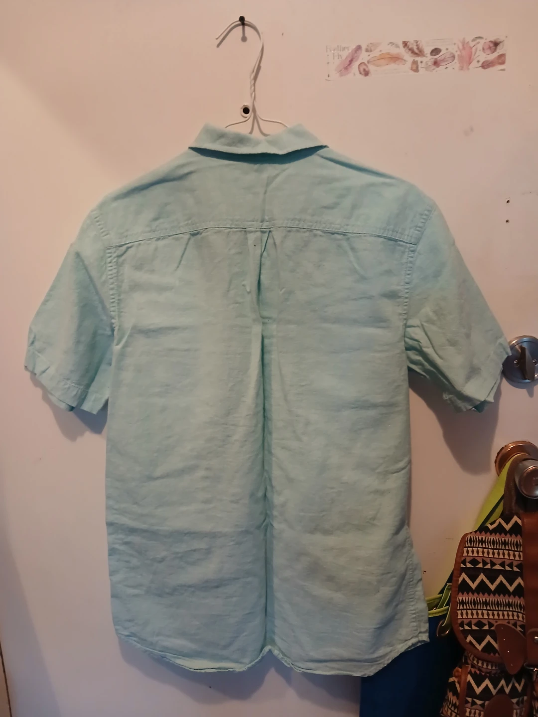 Old Navy Slim Fit Short Sleeve Button-Up Shirt - Size M - photo 3
