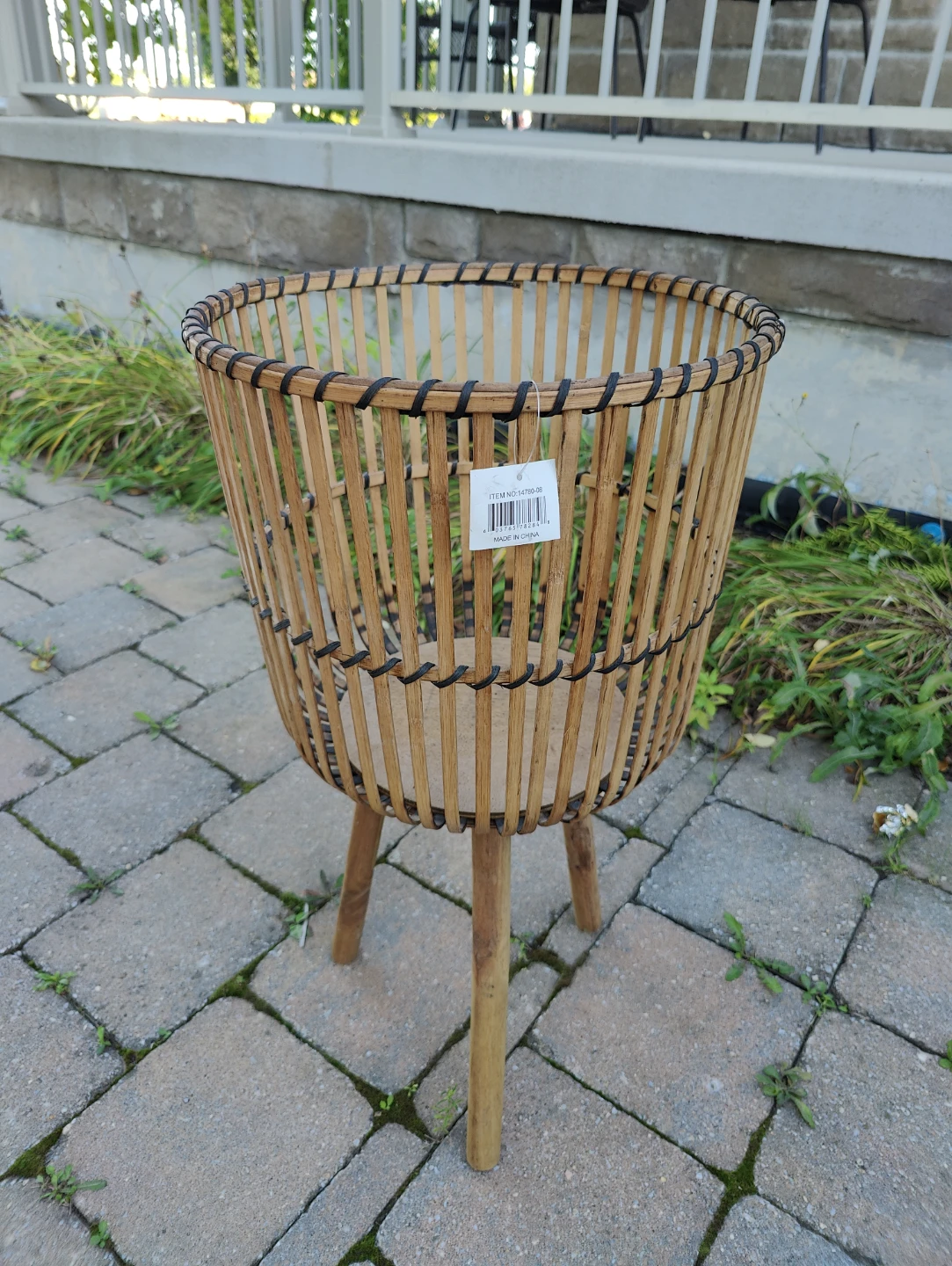 Bamboo Plant Stand