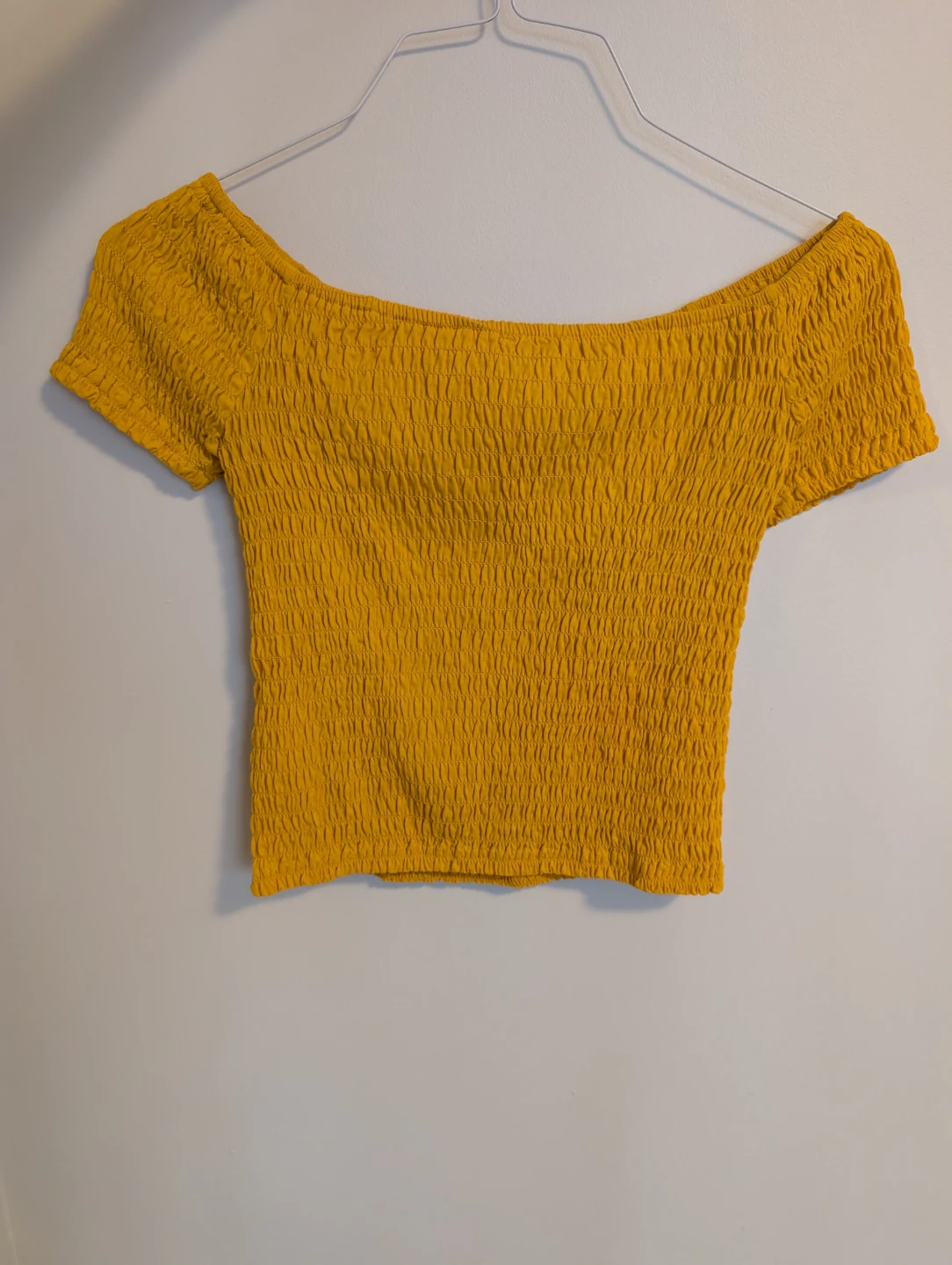 Yellow off-shoulder top - photo 2