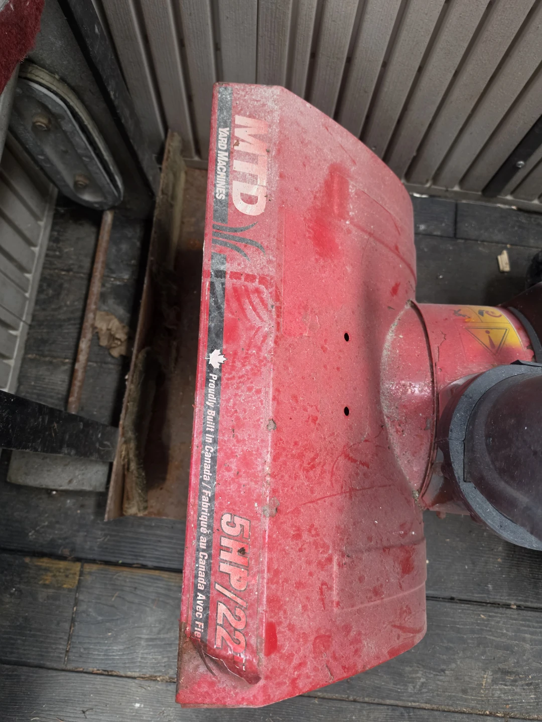 MTD Yard Machines 5HP/22 Snowblower - photo 2