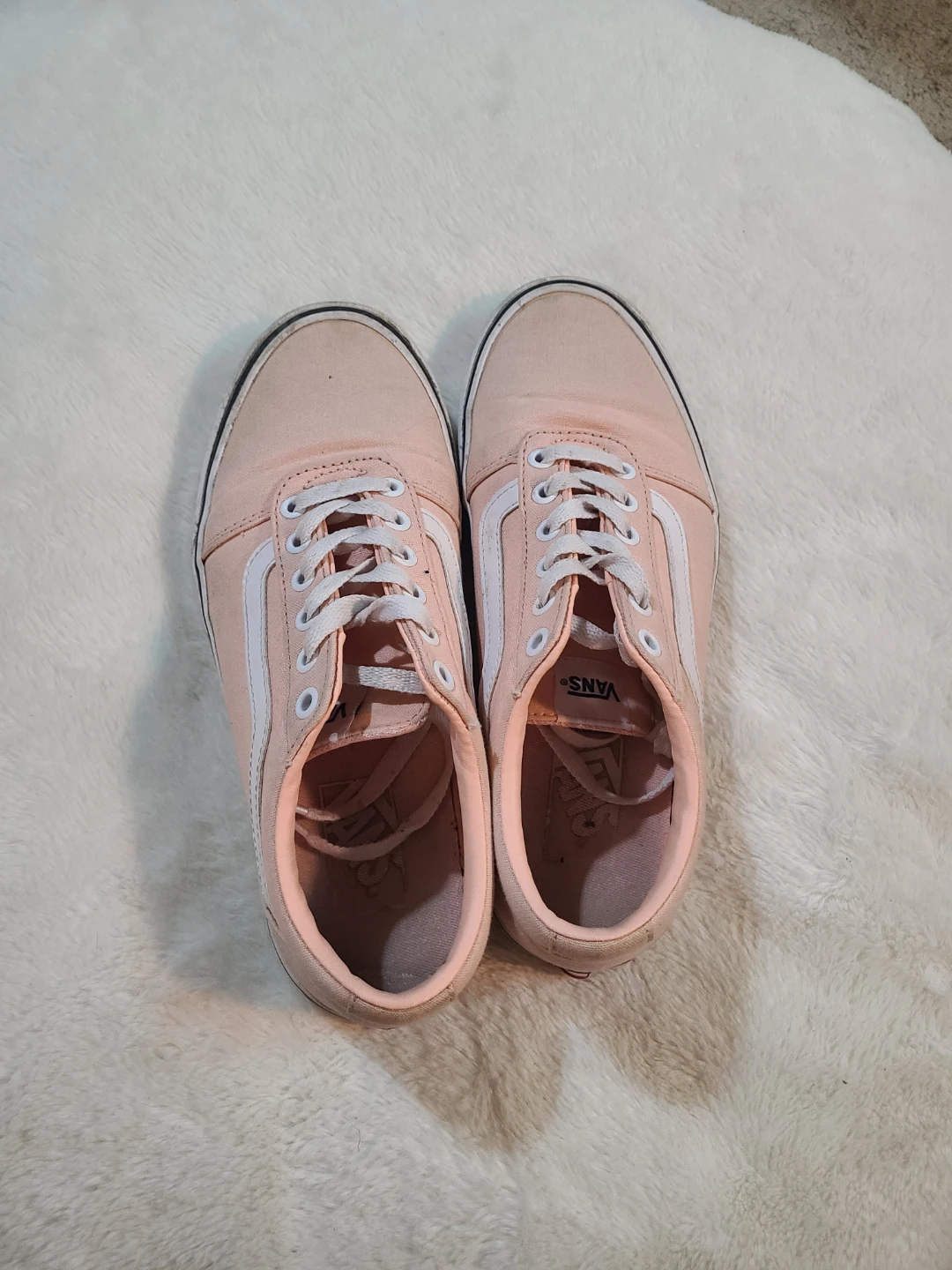 Vans Women's Pink Sneakers Size 8