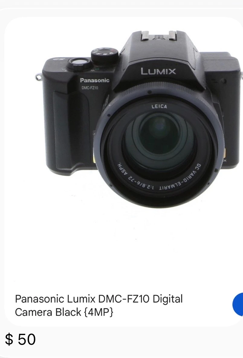 Panasonic Lumix DMC-FZ10 Digital Camera