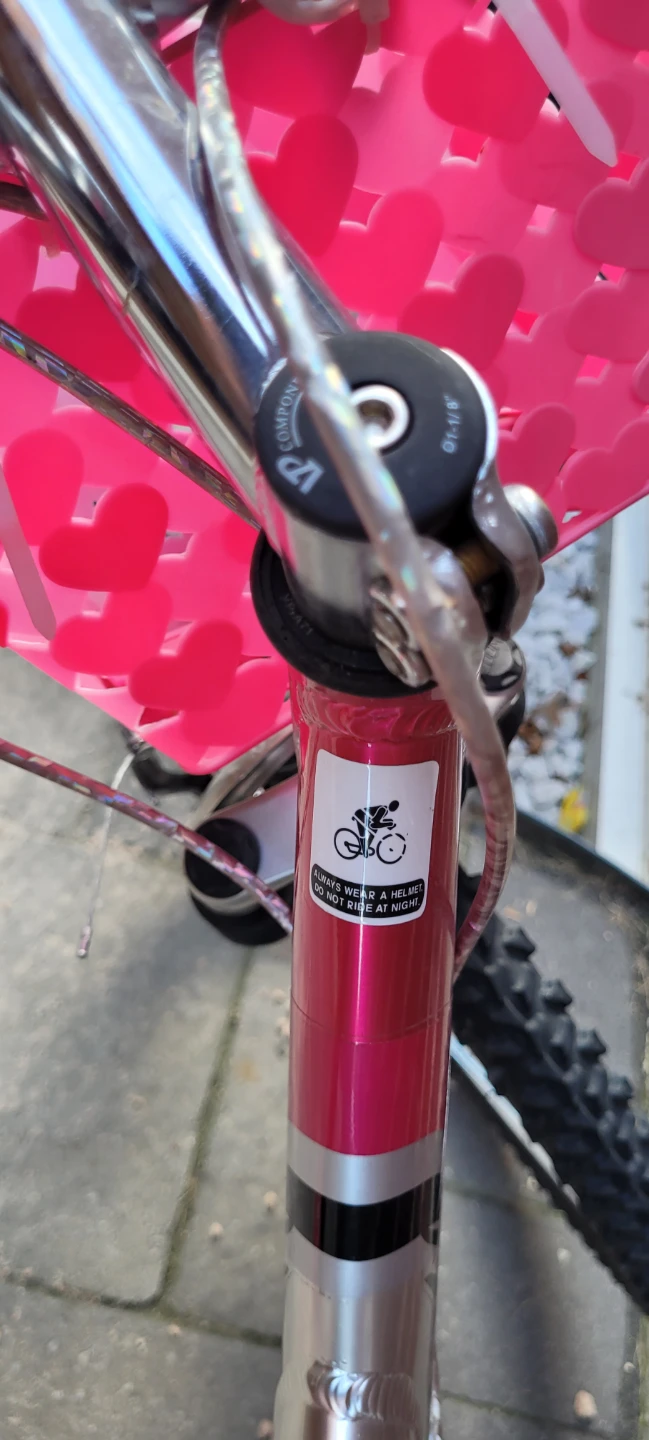🚲 Girls’ Pink & White Mountain Bike - photo 2
