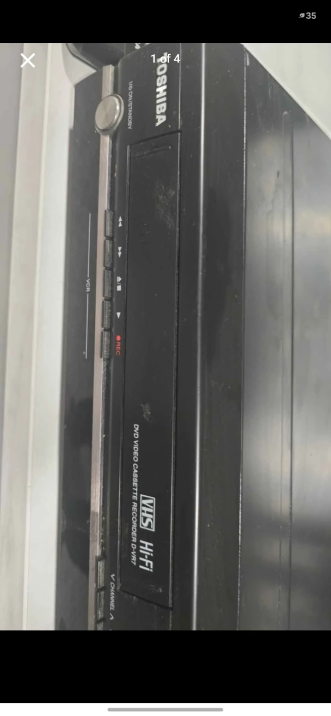 Toshiba D-VR7 DVD VCR Recorder