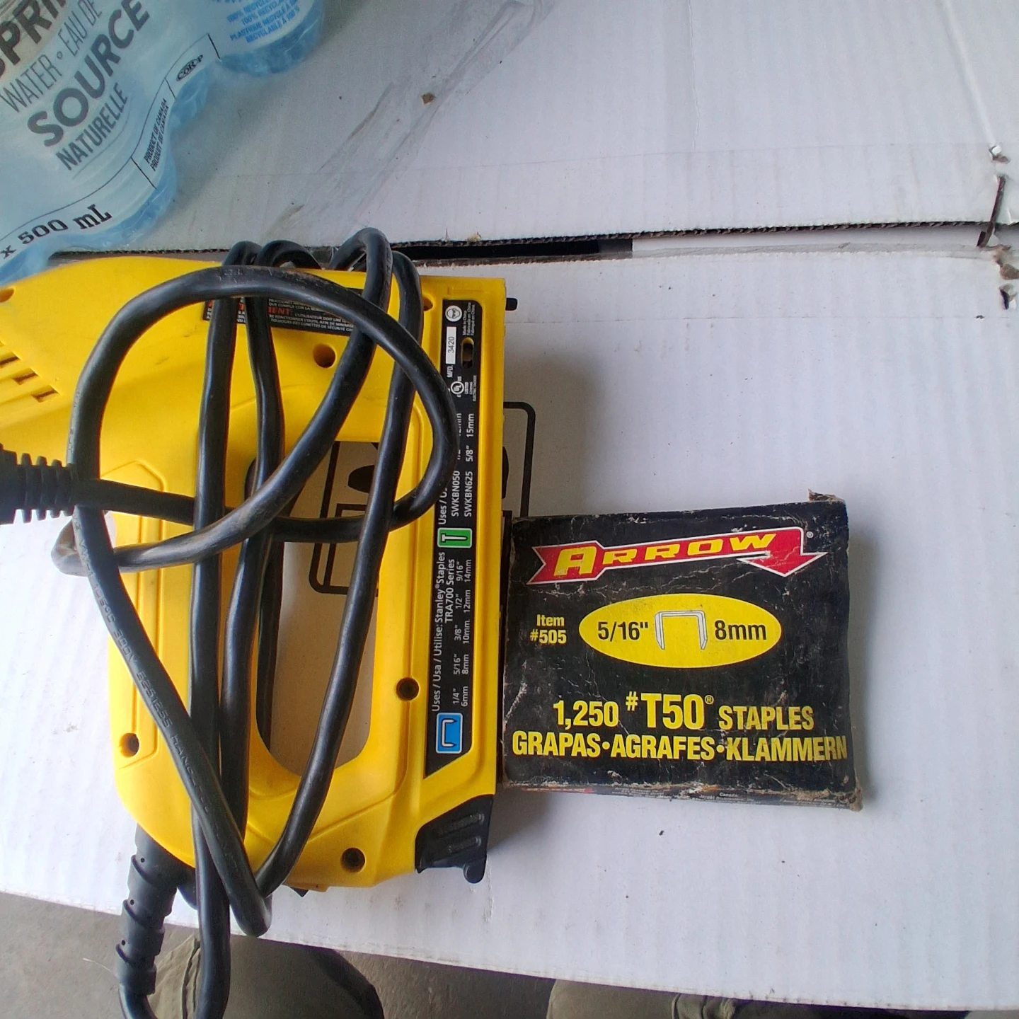 Stanley Electric Stapler/Nail Gun with Staples - photo 3