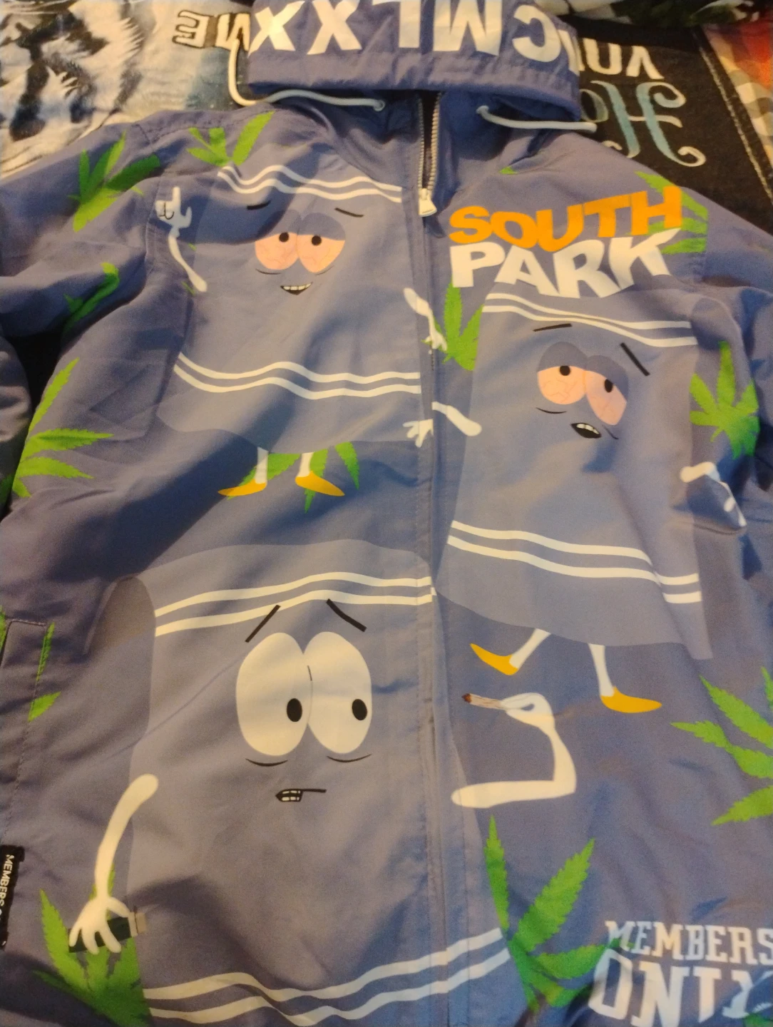 South Park Members Only Towelie Windbreaker