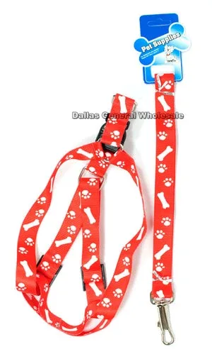 Step-in Dog Harness and Leash Set