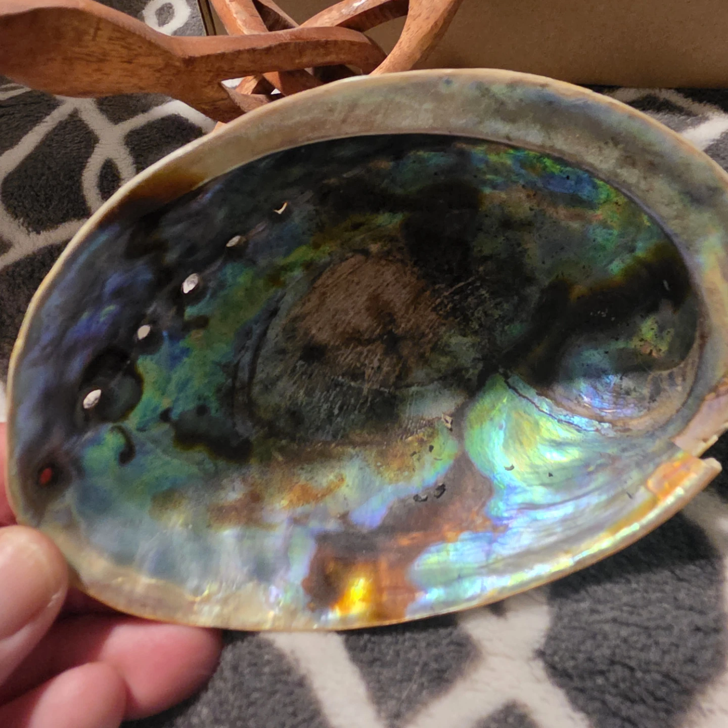 Sage Smudge Kit with Palo Santo and Abalone Shell - EUC - photo 3