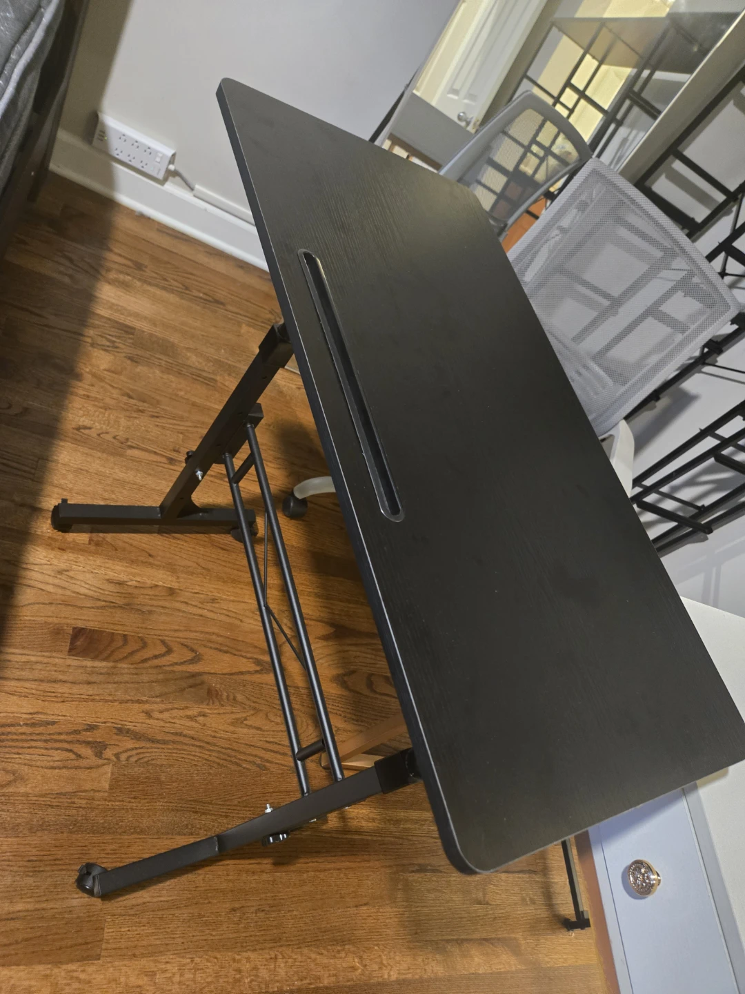 Adjustable Rolling Laptop Desk - photo 2