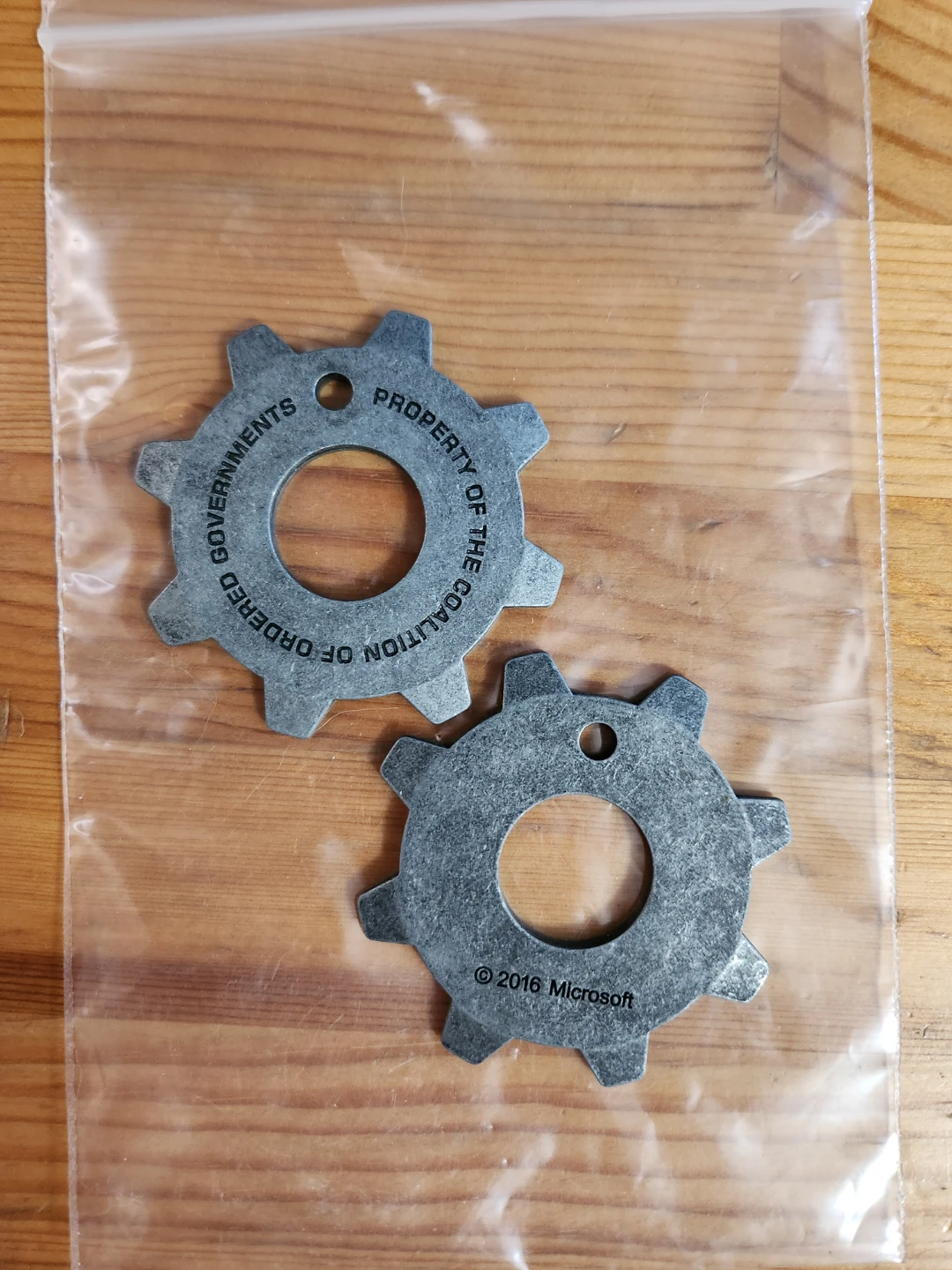 Official Gears of War COG Tags Microsoft - photo 4