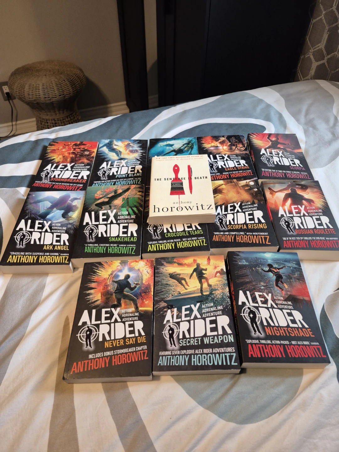 "Alex Rider" Book Series, 1 through 13 + "The Sentence Is Death" - photo 3
