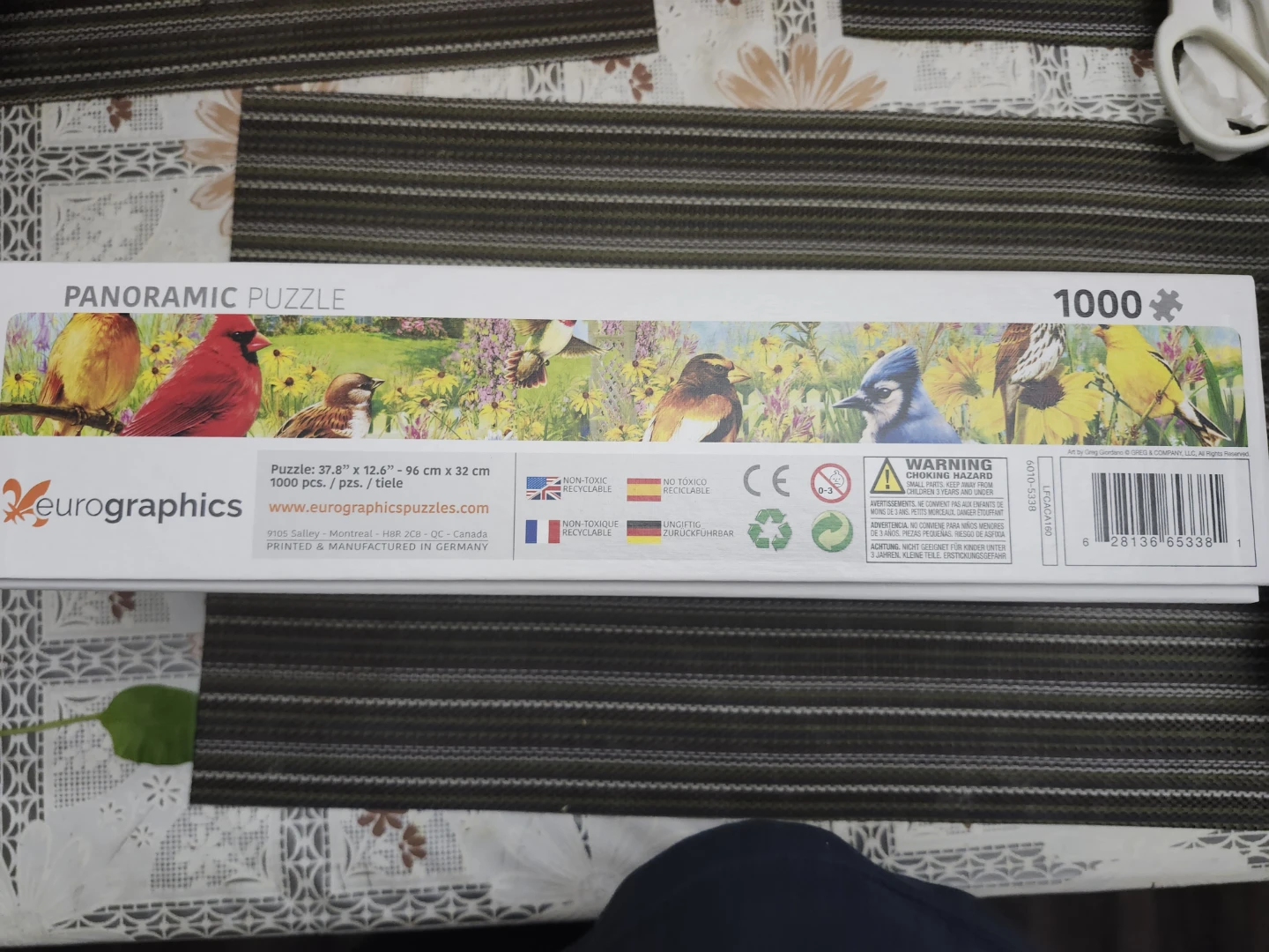 EuroGraphics Garden Birds Panoramic Puzzle 1000 Pieces - photo 5