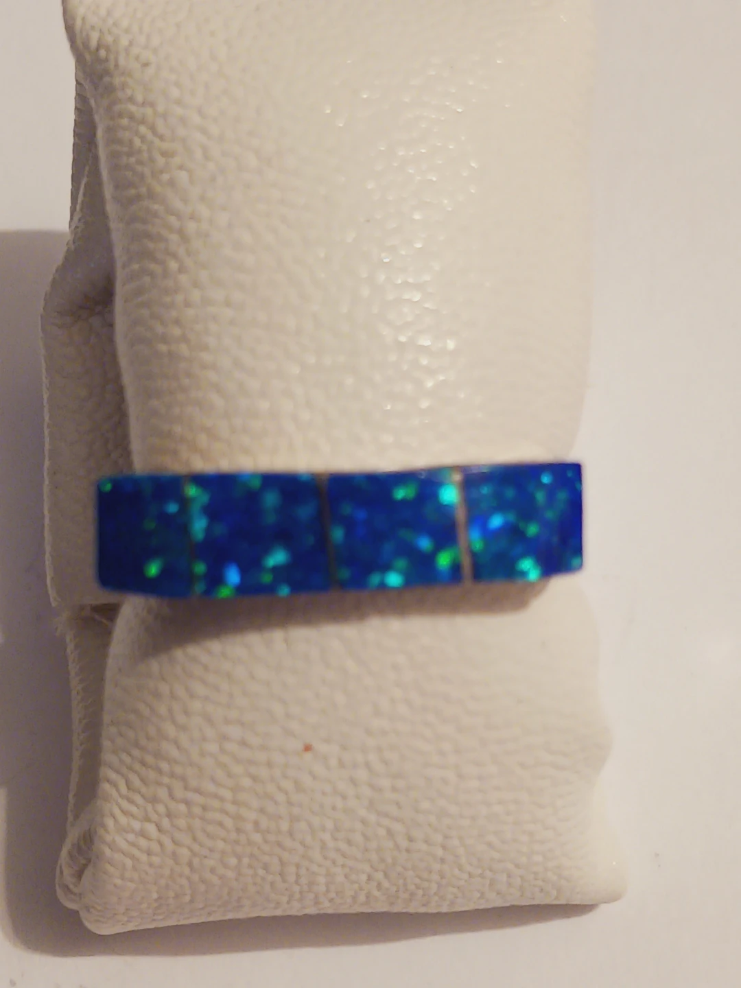 Sterling Silver 925 Australian Opal Stone Ring. 8. - photo 3