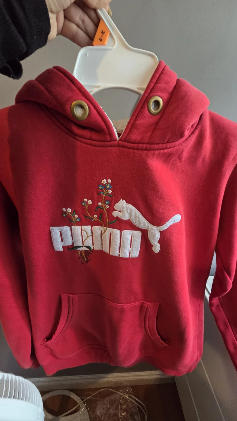Puma Red Sherpa-Lined Hoodie - photo 3