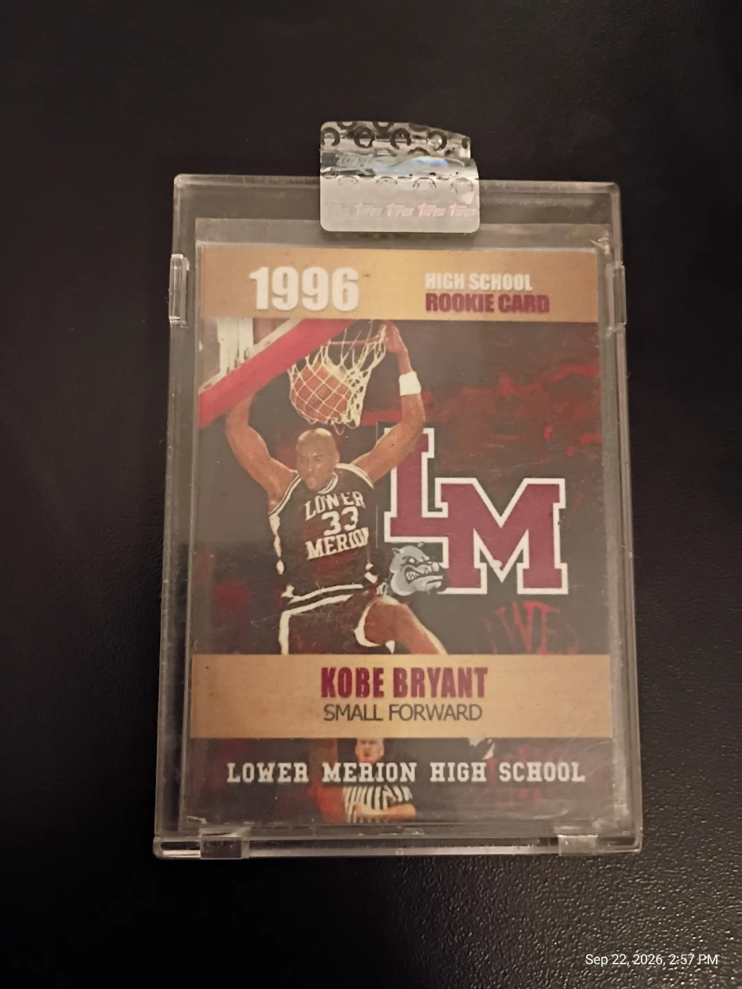 1996 Kobe Bryant Rookie Phenoms Card
