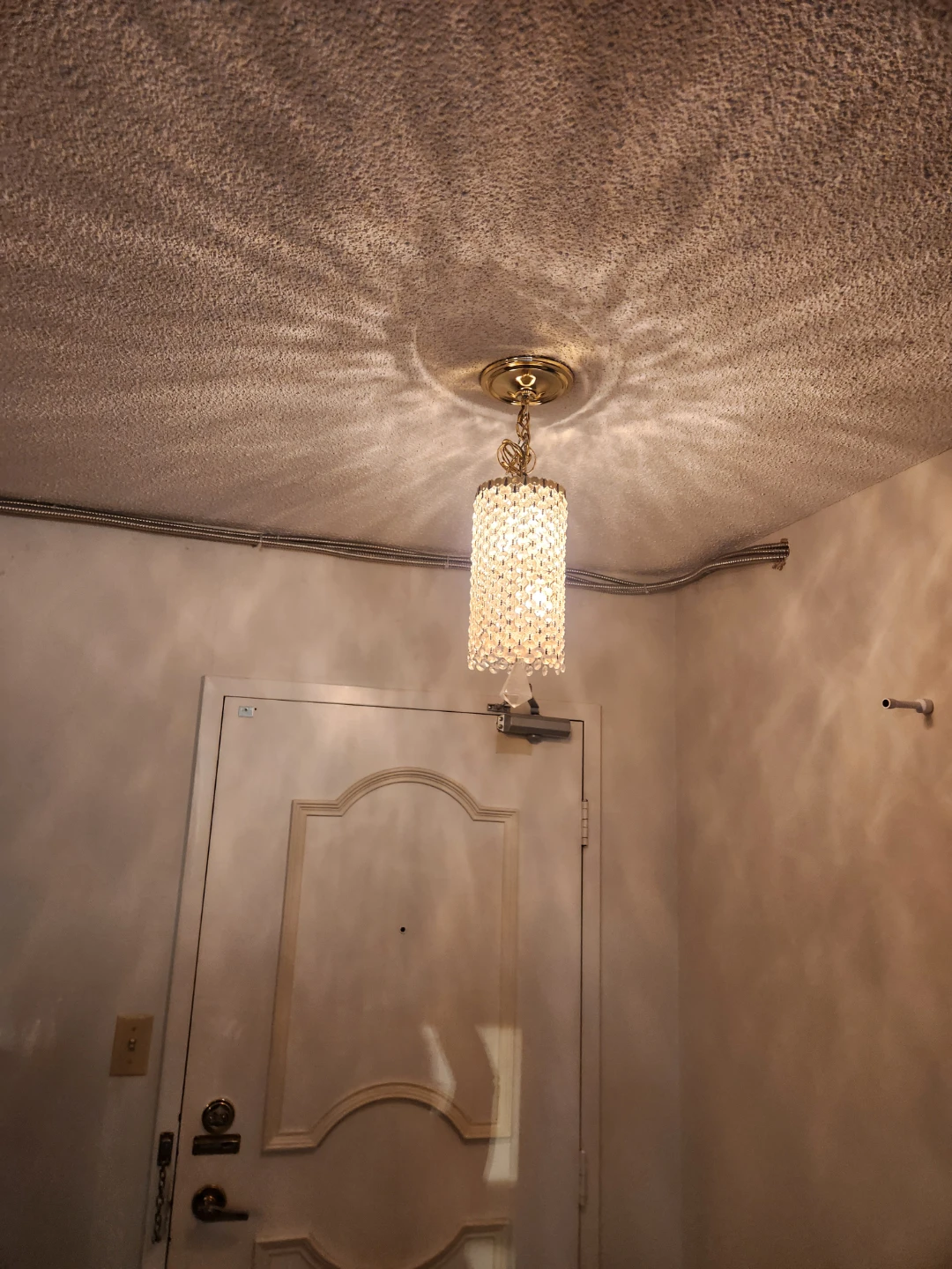 Vintage Crystal Bead Ceiling Chandelier - photo 4