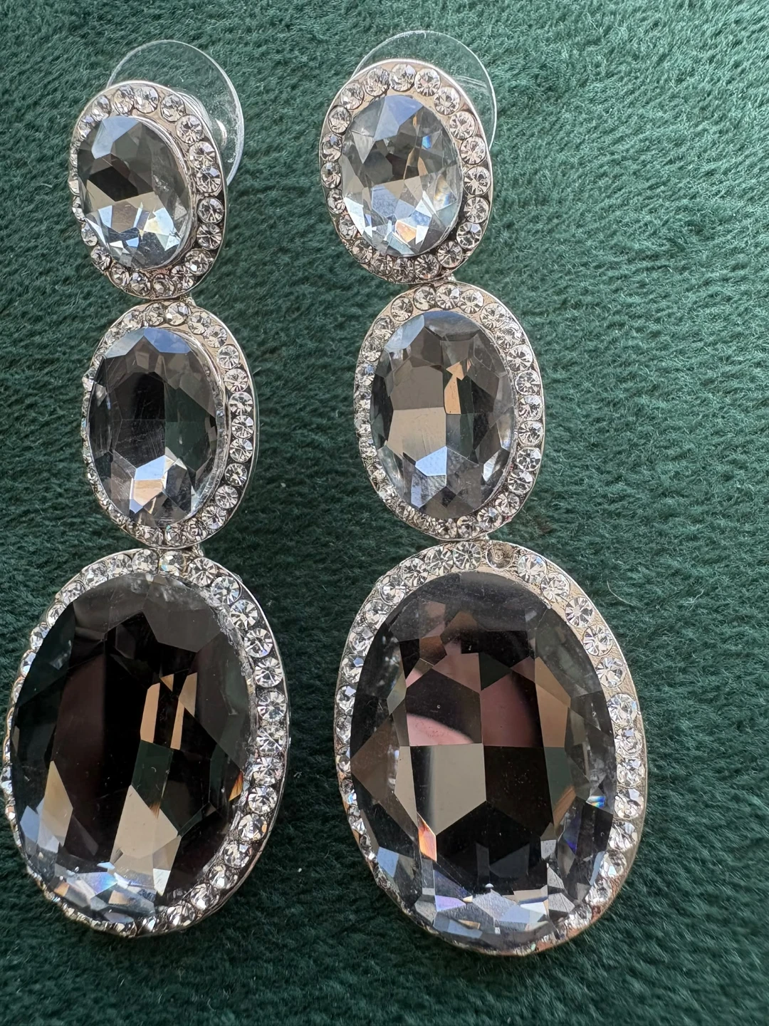 Crystal Statement Drop Earrings