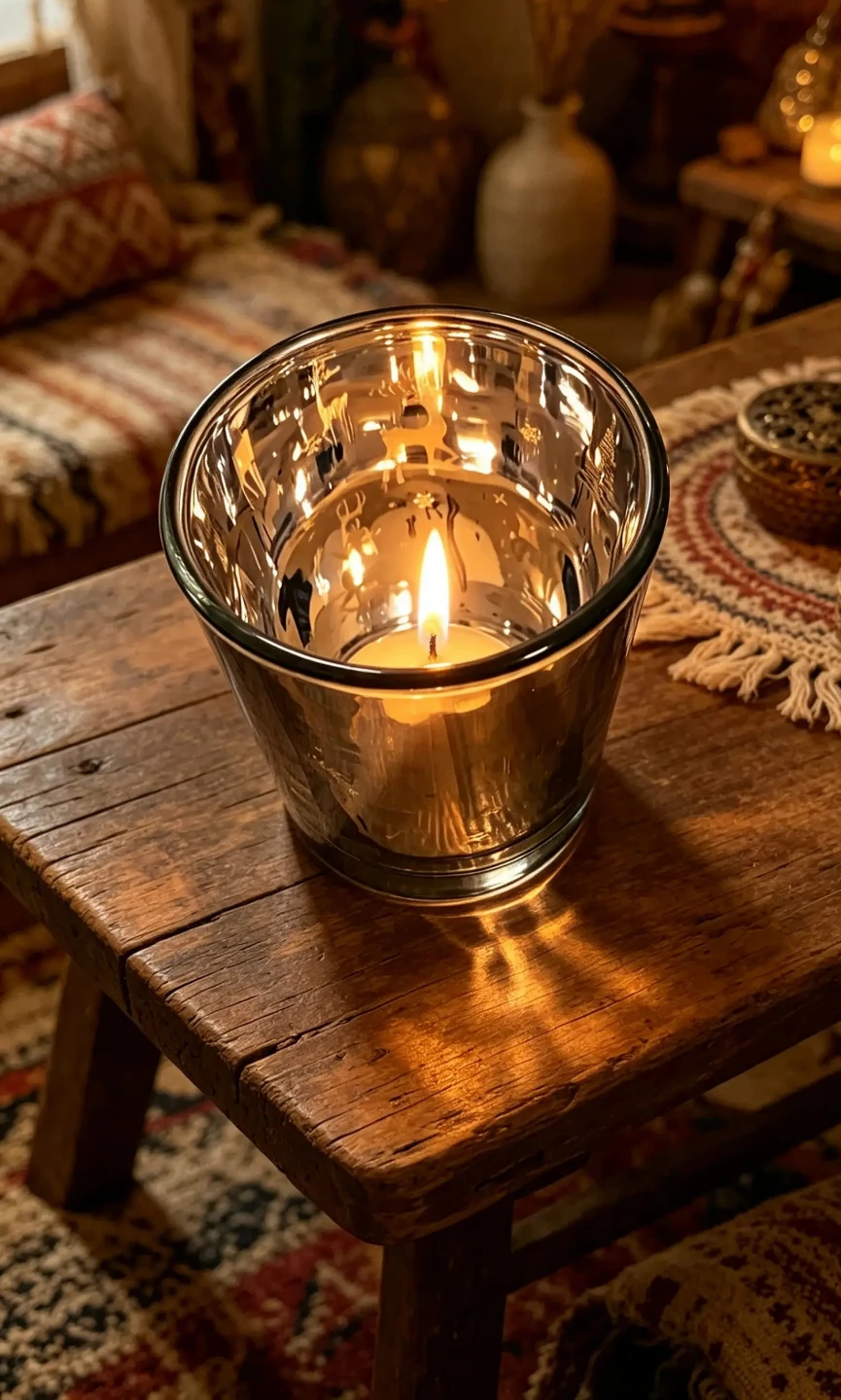 Set of 12 glass tea light candle holders - photo 2