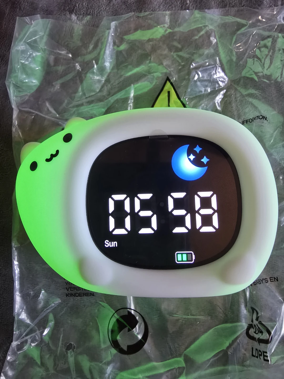 Kids Sleep Trainer Clock Lamp - photo 3