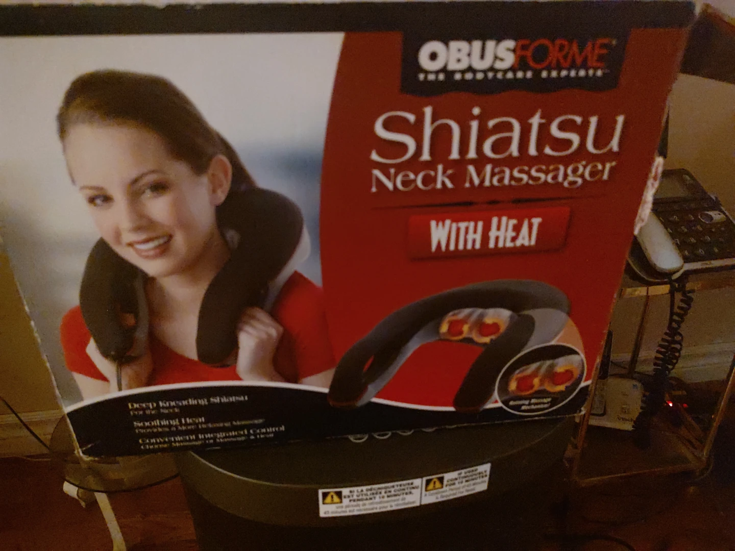 ObusForme Shiatsu Neck Massager with Heat - photo 2