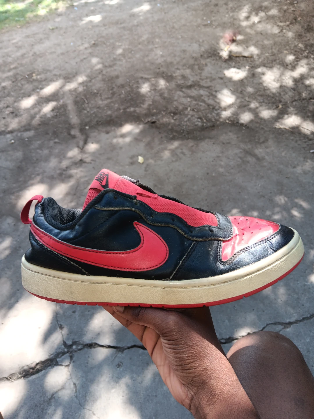 Nike red and black sneakers Dunks - photo 2
