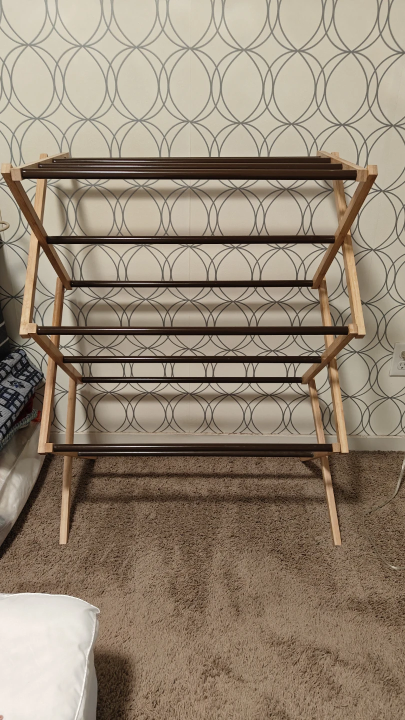 Collapsible Wooden Drying Rack