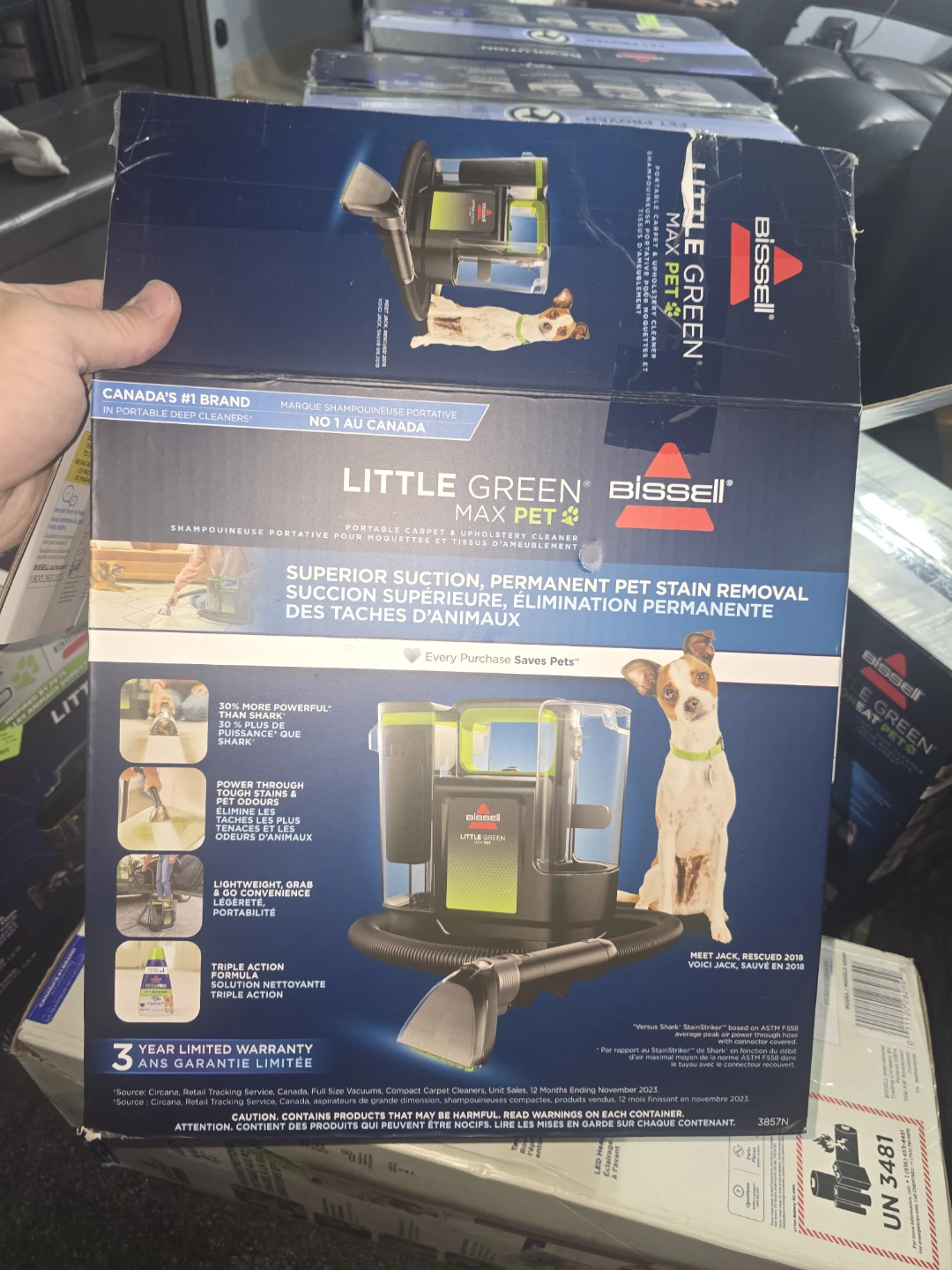 Bissell Little Green Pet Pro Portable Carpet Cleaner - photo 2