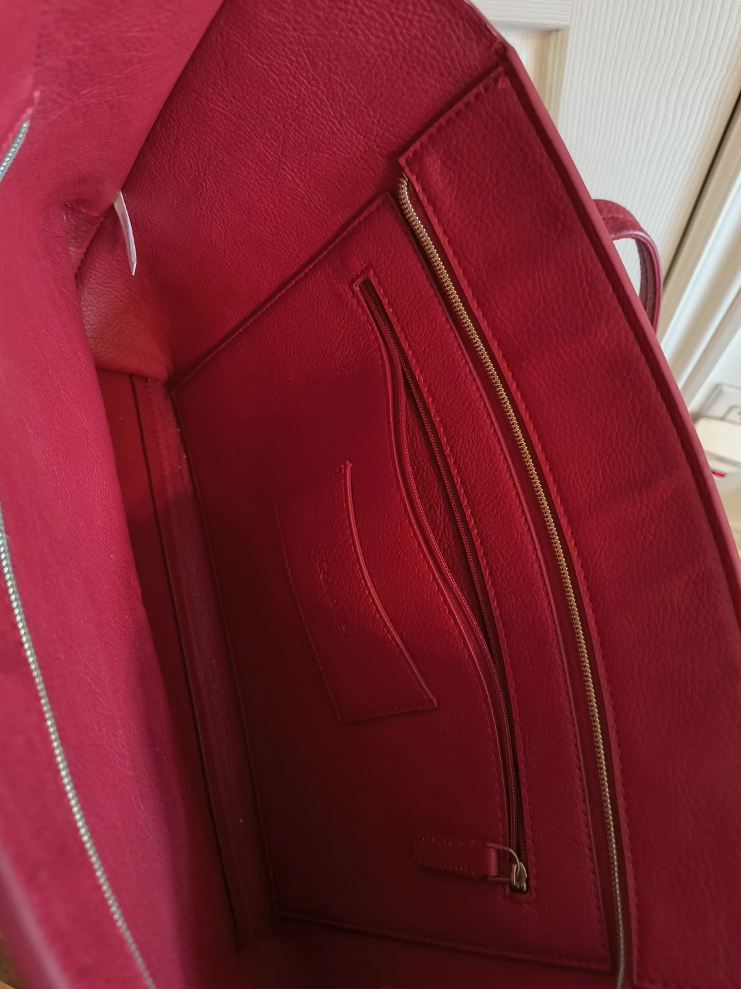 Calvin Klein Red Tote Bag / big purse - photo 4