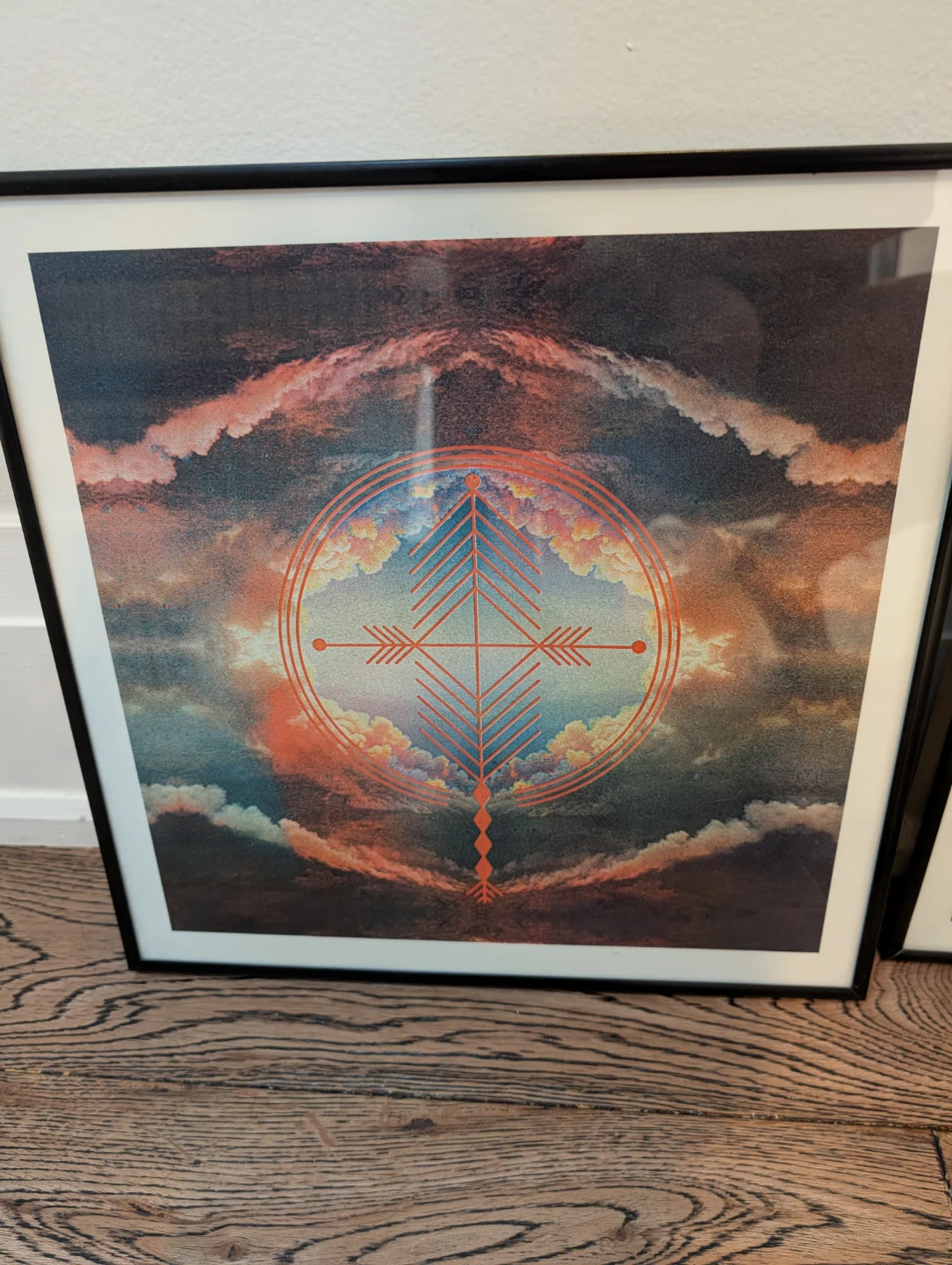 Set of Two Framed Abstract Art Prints - photo 2