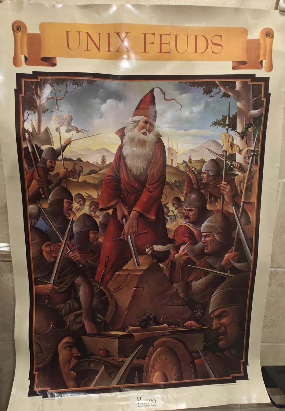 Vintage Unix Feuds Poster wizard - photo 2