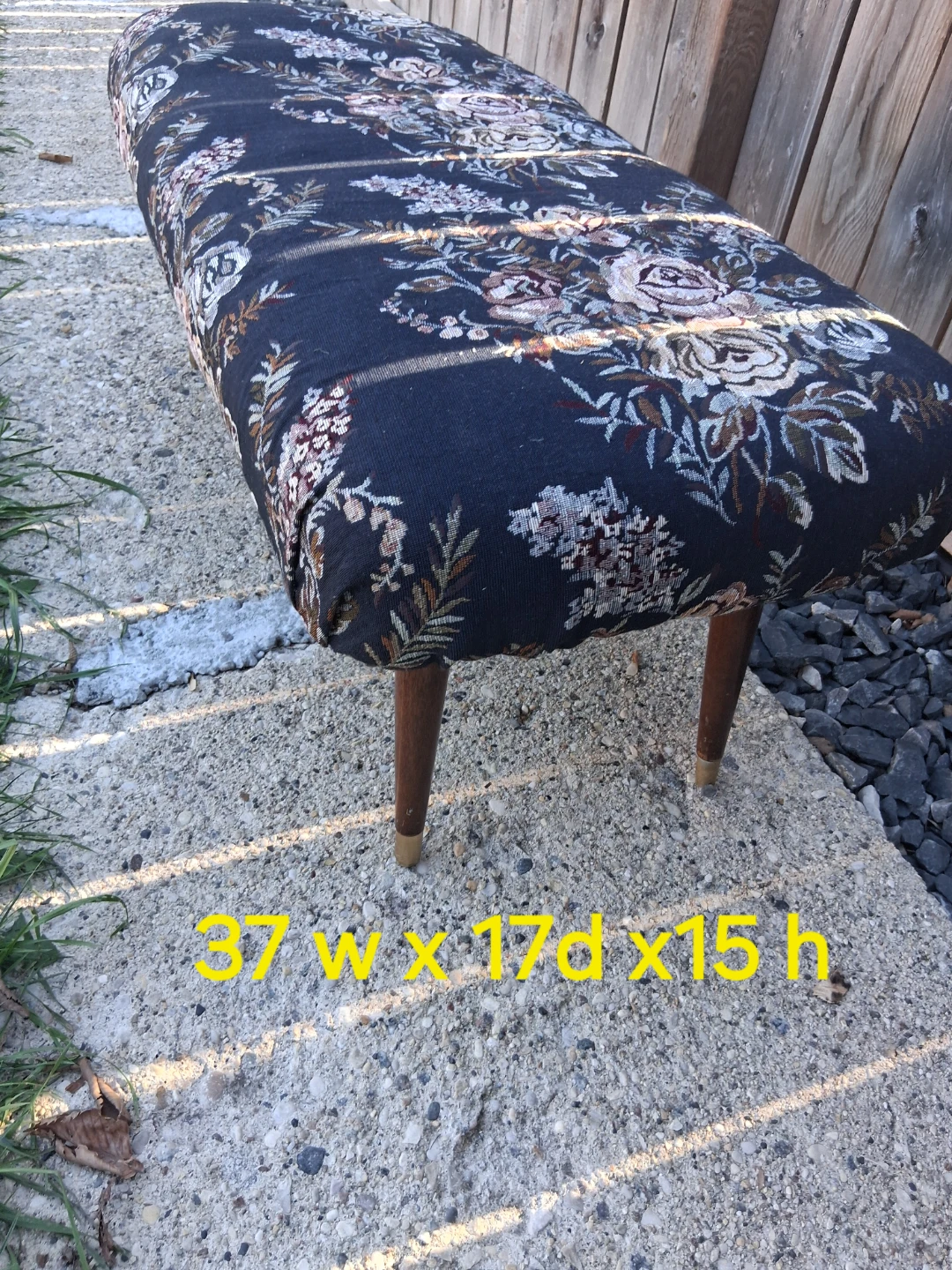 Floral Print Bench - photo 2