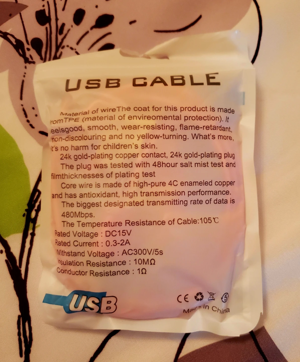 USB-C Charging Cable with Dog Character - photo 4