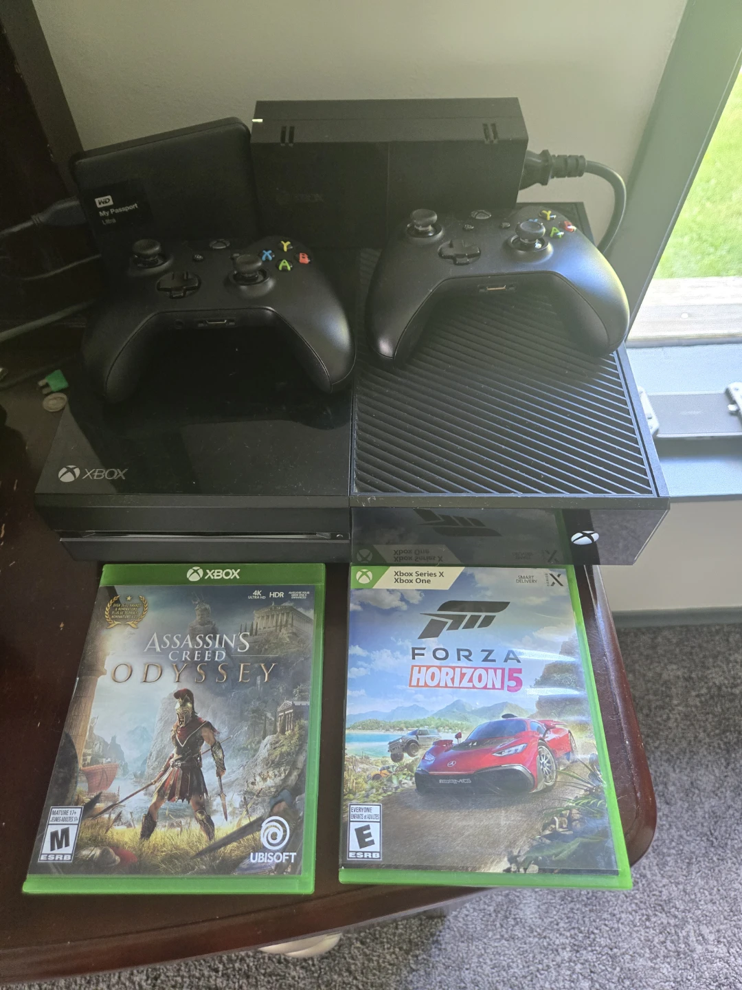 Xbox One Console with Games and Controllers