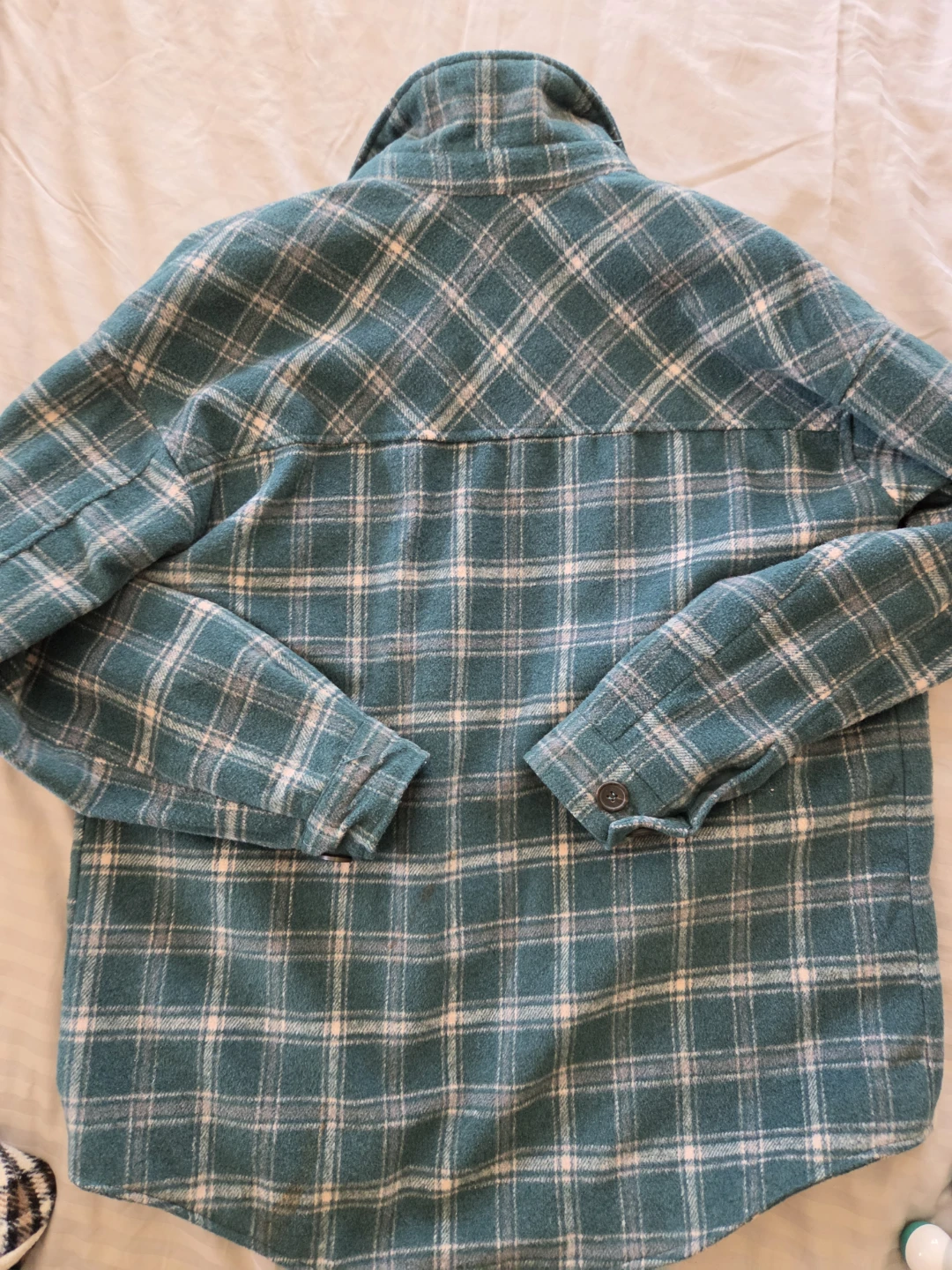 Thread & Supply Plaid Shacket Teal xs - photo 2