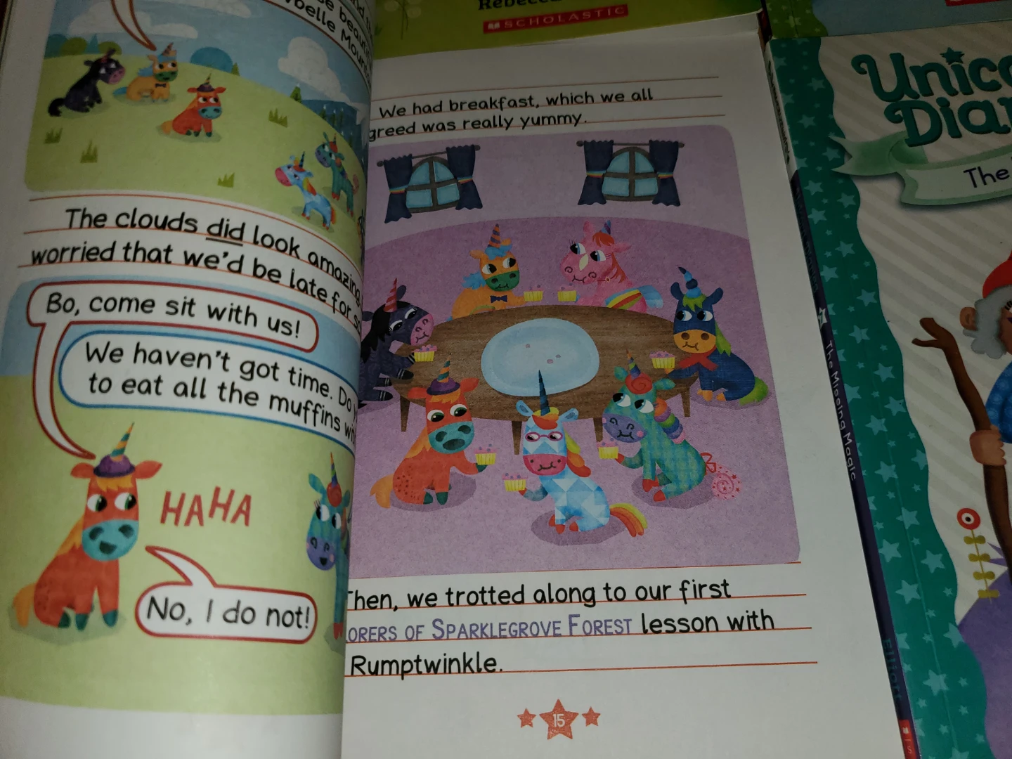 ($3 each) Unicorn Diaries books by Rebecca Elliott - photo 2